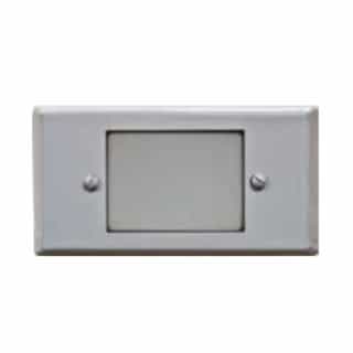 3-in Recessed Open Face Step & Wall Light w/o Bulb, 12V, White