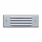 6-in Recessed Louvered Step & Wall Light w/o Bulb, 12V, White