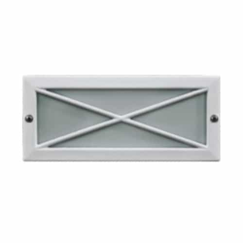 Dabmar 5W LED Recessed Open Cross Face Step & Wall Light, 12V, 3000K, Bronze