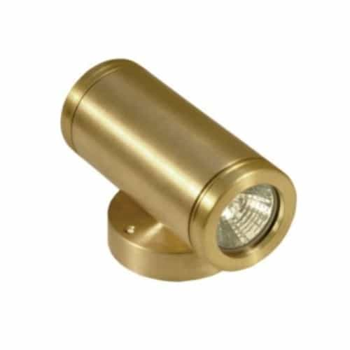 Dabmar 8W Surface Mount Step & Wall Light, Up & Down, 12V, RGBW, Brass