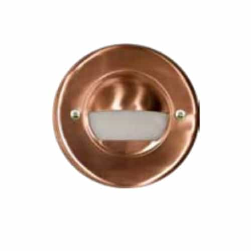 Dabmar Eyeball Recessed Brick, Step & Wall Light w/o Bulb, Copper