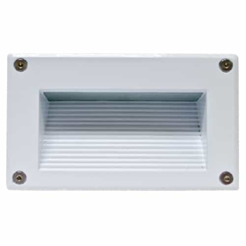 Dabmar 1.8W LED Step Light, Ribbed Face, 12V, 6400K, White