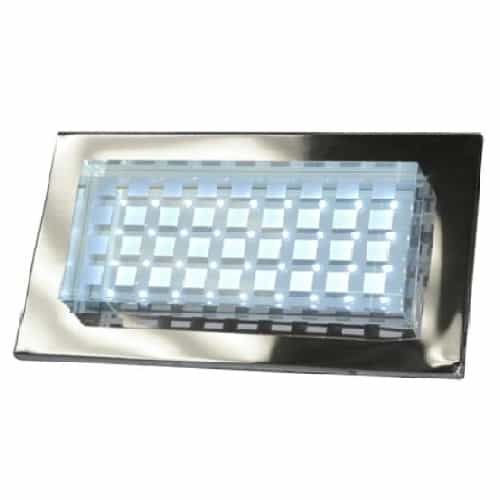 Dabmar 5W LED Step Light, Crystal Board, 12V, 36 LEDs, White