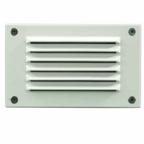 Dabmar 2.5W LED Step & Wall Light, Louvered, 6400K, 12V, White