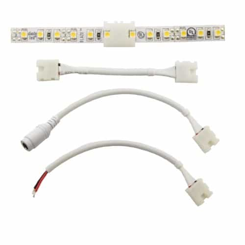 Diode LED 48-in Splice Connector for Ultra Blaze Tape Lights, White, 25-Pack