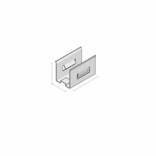 Diode LED Mounting Clips for Micro Side Bend Linaire Flex, White