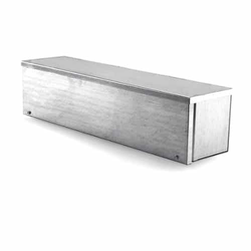 E-Box 48 x 6-in Screw Cover Wiring Trough, Rainproof, NEMA 3R, Painted