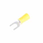 #12-10 AWG Yellow Vinyl-Insulated Spade Terminals