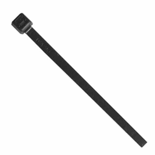 FTZ Industries 4-in Standard Cable Ties, 18 lb Tensile, UV Black, 1000 Pack