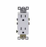 Enerlites Ivory Push-In and Side Wired Decorator Residential Grade 15A Receptacle