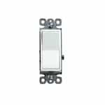 Enerlites AC Quiet Decorator Switch, Single-Pole, 15A, 120V-277V, Gray