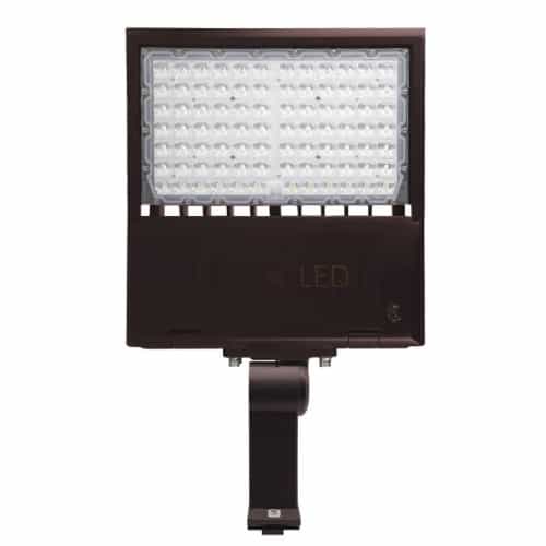 EnVision 120/135/150W Area Light w/ SF Combo, 347V-480V, Selectable CCT, Bronze