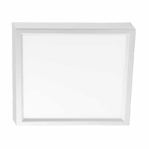 EnVision 12-in 22W LED Slimline Disk Light, Square, 120V, 5-CCT Select