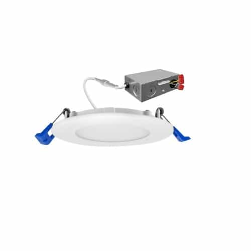 EnVision 4-in 12W LED SnapTrim Downlight, Round, 120V, 5-CCT Select, White