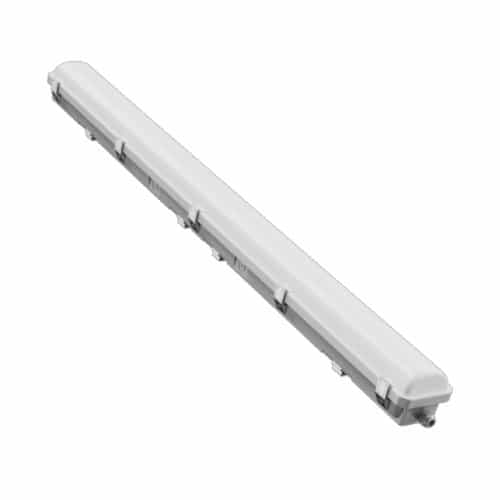 EnVision 60-80W Linear Vapor Tight Fixture, 120-277V, Selectable CCT, Grey