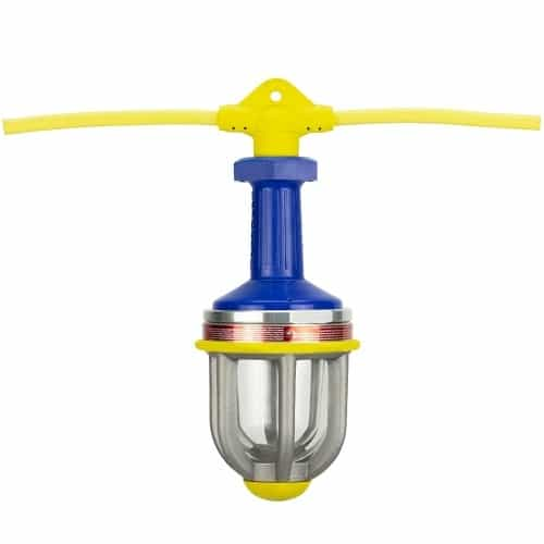 Ericson 100-ft 8W Hazardous Low Volt String Light, UDP-15232, 6 Sockets, 12/3