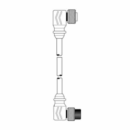 Ericson 15-ft MiniSync, M9 / F9, Double End, 2-poles, 16 AWG