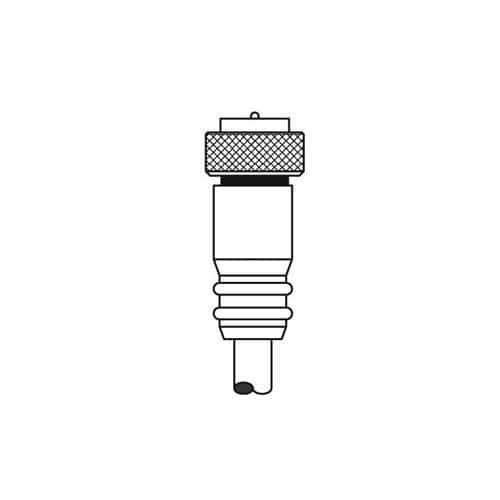 Ericson 15-ft MiniSync, Single End, Male, Straight, 9-Pole, 7A, 600V