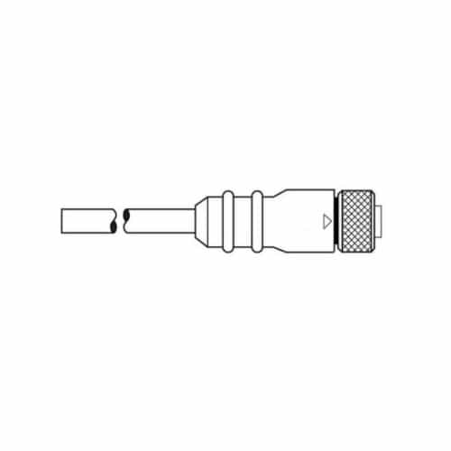 Ericson 16.4-ft MicroSync Single Key, F Straight, Single End, 3-Pole, 22 AWG