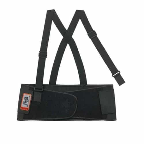 Ergodyne ProFlex&reg; 1650 Back Support w/ Suspenders, Small, Black