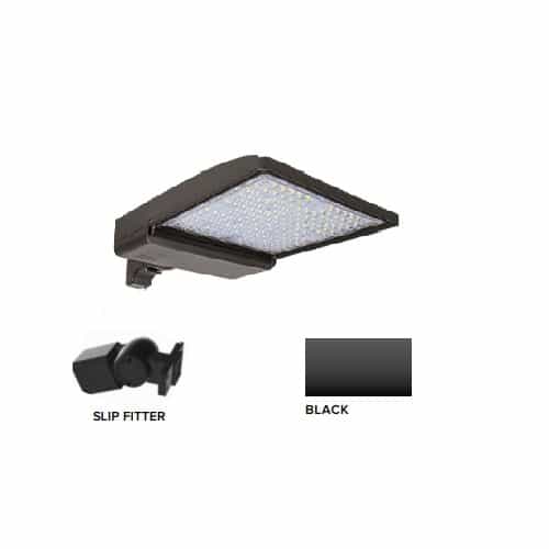 ESL Vision 320W LED Shoebox Area Light w/ Slip Fitter Mount, 480V, 0-10V Dim, 43894 lm, 3000K, Black