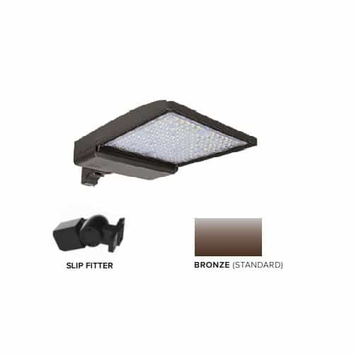 ESL Vision 320W LED Shoebox Area Light, Slip Fitter Mount, 480V, 0-10V Dim, 43894lm, 3000K, Bronze