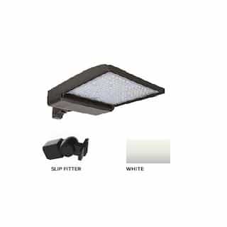 ESL Vision 320W LED Shoebox Area Light w/ Slip Fitter Mount, 480V, 0-10V Dim, 43894 lm, 3000K, White