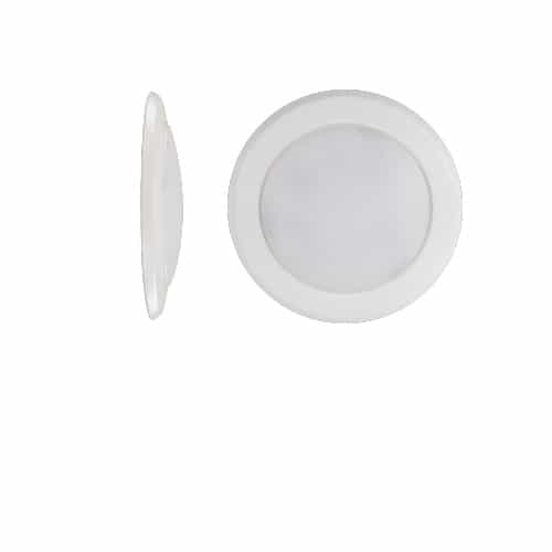 ESL Vision 4-in 10W LED Disk Light, Round, Dimmable, 650 lm, 120V, 2700K, White