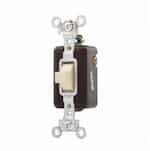 Eaton Wiring 15 Amp Toggle Switch, Industrial, Single-Pole, Ivory