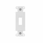 Eaton Wiring Wall Plate Adapter, Decora & Toggle, White