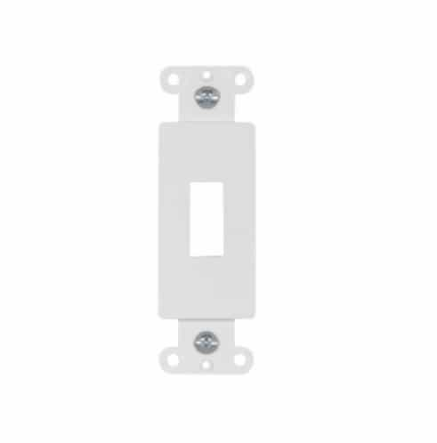 Eaton Wiring Wall Plate Adapter, Decora & Toggle, White