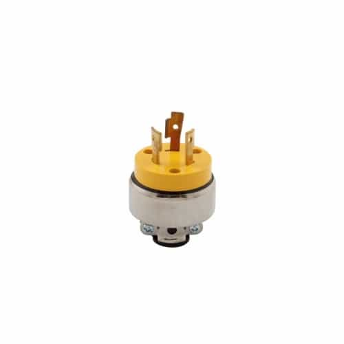 Eaton Wiring 20 Amp Locking Plug, NEMA L6-20, 250V, Yellow