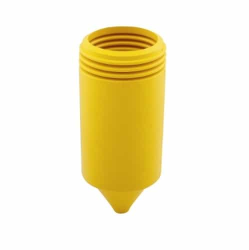 Eaton Wiring 50 Amp Weather Resistant Plug Protector, Short Boot, Yellow