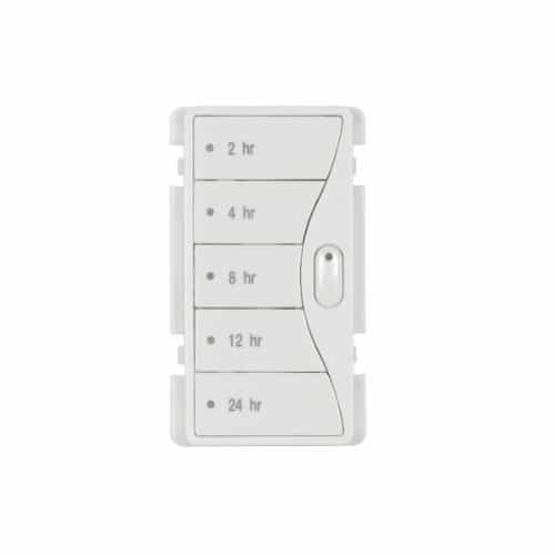Eaton Wiring Faceplate Color Change Kit 3 for Hour Timer, Alpine White