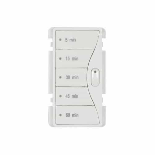 Eaton Wiring Faceplate Color Change Kit 3 for Minute Timer, Alpine White