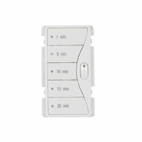 Eaton Wiring Faceplate Color Change Kit 4 for Minute Timer, Alpine White