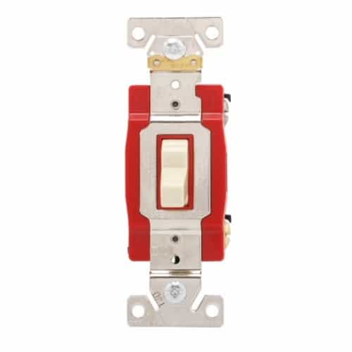 Eaton Wiring 20 Amp Toggle Switch, Double-Pole, Industrial, Ivory