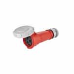 Eaton Wiring 30 Amp Pin and Sleeve Connector, 2-Pole, 3-Wire, 480V, Red