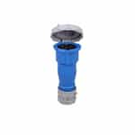 16A/20A Pin & Sleeve Connector, 4-Pole, 5-Wire, 120V/208V, Blue