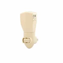 15 Amp Night Light w/ Rocker Switch, Ivory