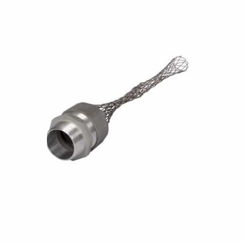 Eaton Wiring Strain Relief Cord Grip, 3" fitting, 3-3.25", Straight, Aluminum Body