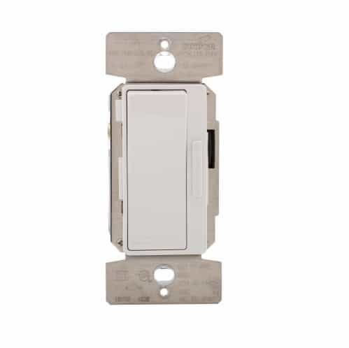 Eaton Wiring 1200/1600W Decora Dimmer, Single Pole/3-Way, Light Almond/Ivory/White