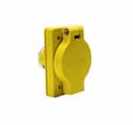 30 Amp Locking Plug, Industrial, NEMA L17-30, 600V, Yellow