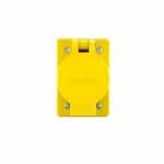 Eaton Wiring 20 Amp Locking Receptacle, Watertight, NEMA L20-20, Yellow