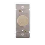600W Single-Pole Incandescent Rotary Dimmer, Ivory