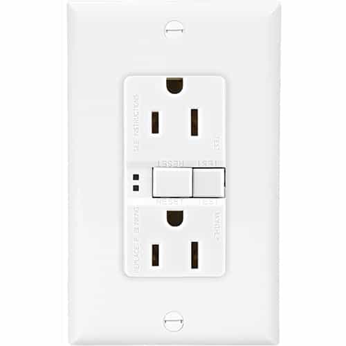 Eaton Wiring 20 Amp Duplex GFCI Receptacle Outlet w/ ArrowLink Connector, White