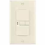 20 Amp Blank Face GFCI Receptacle Outlet, Light Almond