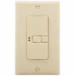 Eaton Wiring 20 Amp Blank Face GFCI Receptacle Outlet, Ivory