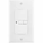 20 Amp Blank Face GFCI Receptacle Outlet, White