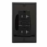 Eaton Wiring 20 Amp Tamper Resistant Duplex GFCI Receptacle Outlet, Black